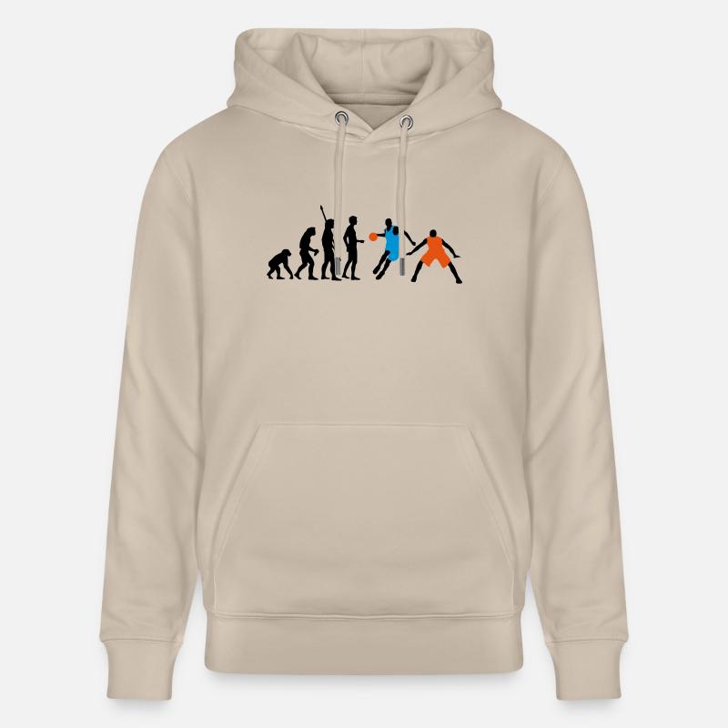 evolution_basketball_072011_h_3c - Stanley/Stella Unisex Bio-Hoodie CRUISER  - Beige