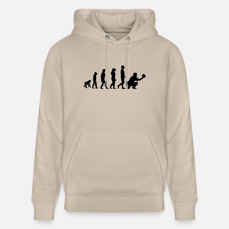 Evolution Baseball / Joueur de baseball - Sweat à capuche bio CRUISER Stanley/Stella Unisexe - beige
