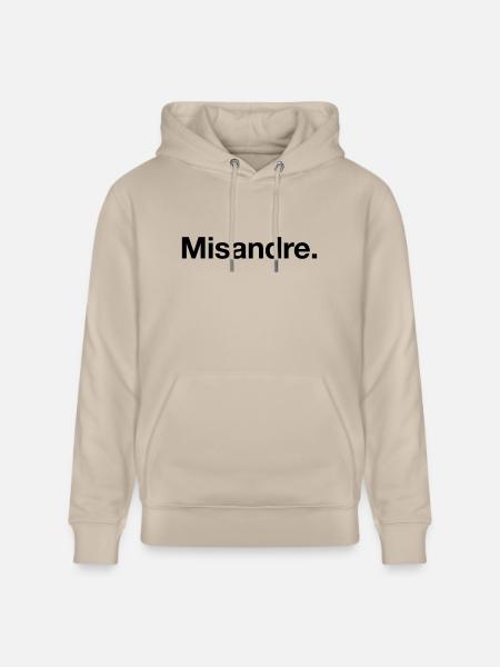 Misandre. - Sweat à capuche bio CRUISER Stanley/Stella Unisexe - beige
