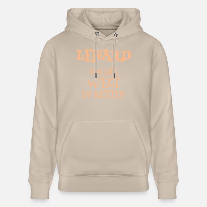 Aide Lenard - Sweat à capuche bio CRUISER Stanley/Stella Unisexe - beige
