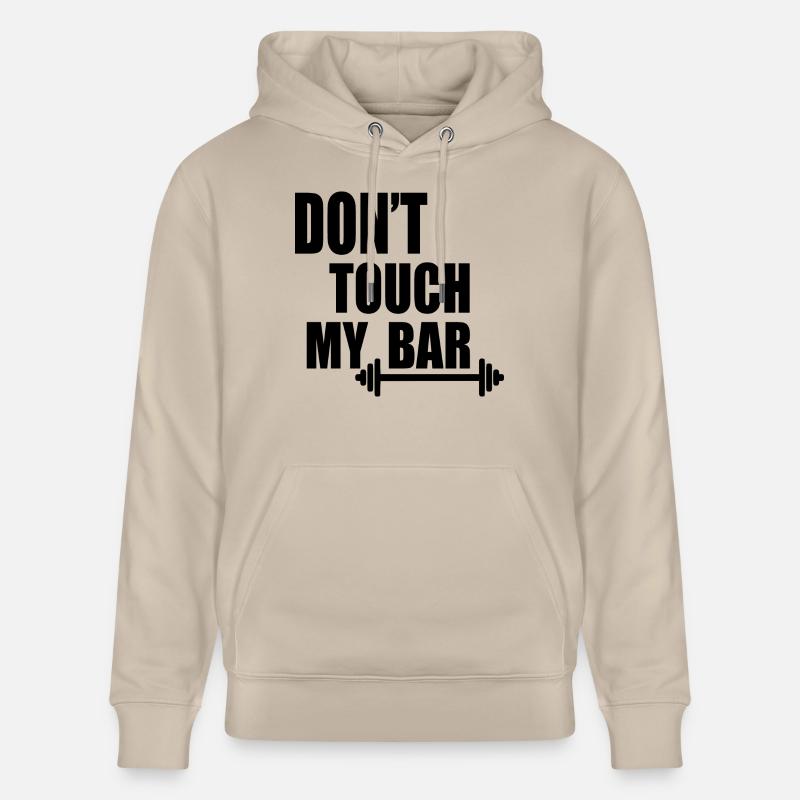 dont touch my bar - Sweat à capuche bio CRUISER Stanley/Stella Unisexe - beige