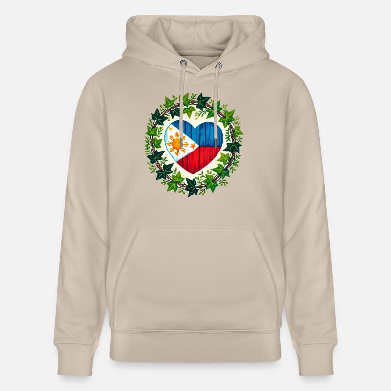 Drapeau des Philippines - Sweat à capuche bio CRUISER Stanley/Stella Unisexe - beige