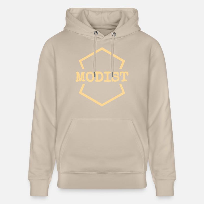 Le millinomiste comme travail - Sweat à capuche bio CRUISER Stanley/Stella Unisexe - beige