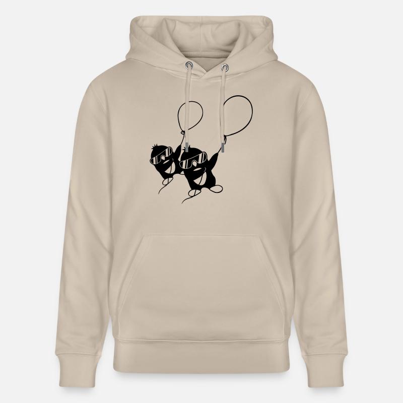 Amis Pingouins s’envolent - Sweat à capuche bio CRUISER Stanley/Stella Unisexe - beige
