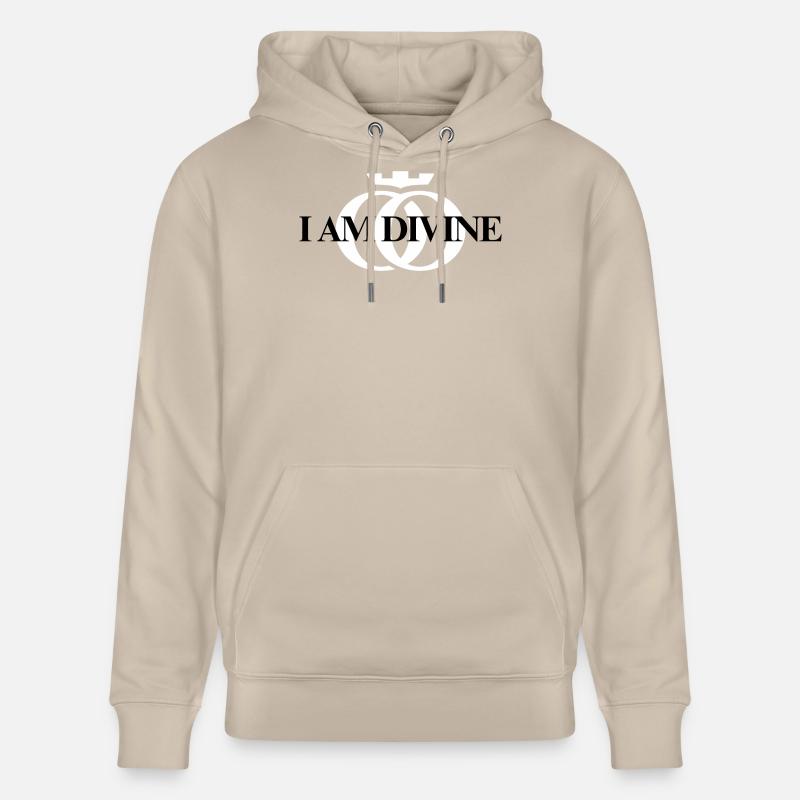 Je suis Divin. Oppoline Collection - Sweat à capuche bio CRUISER Stanley/Stella Unisexe - beige