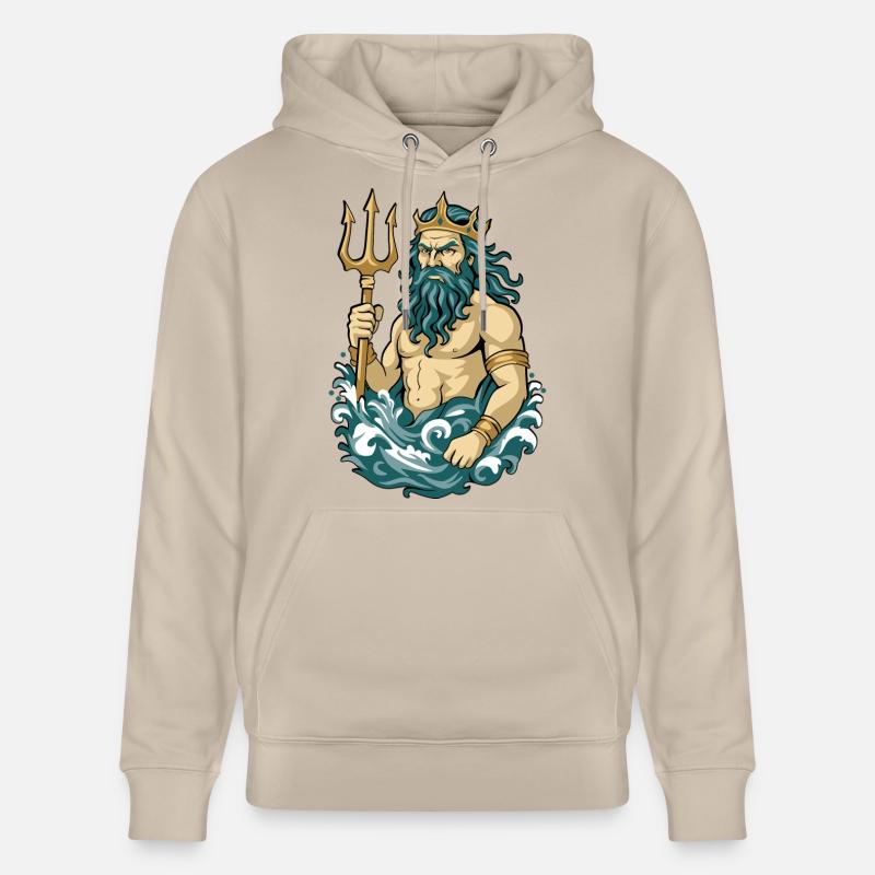 Poséidon - Sweat à capuche bio CRUISER Stanley/Stella Unisexe - beige