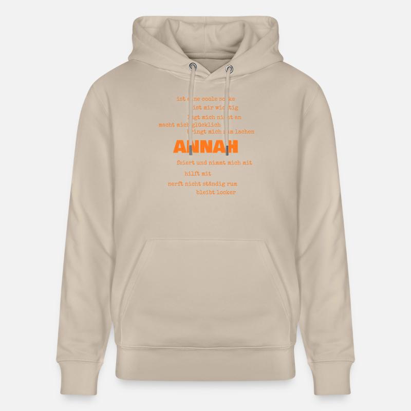 Annah - Sweat à capuche bio CRUISER Stanley/Stella Unisexe - beige