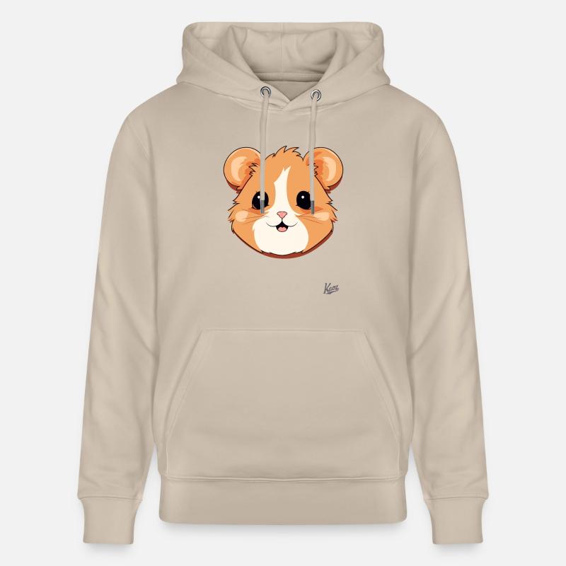 Hamster mignon - Sweat à capuche bio CRUISER Stanley/Stella Unisexe - beige
