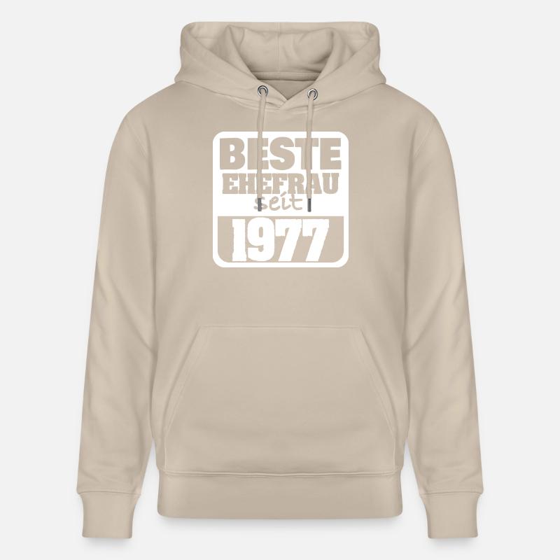 Femme 1977 - Sweat à capuche bio CRUISER Stanley/Stella Unisexe - beige