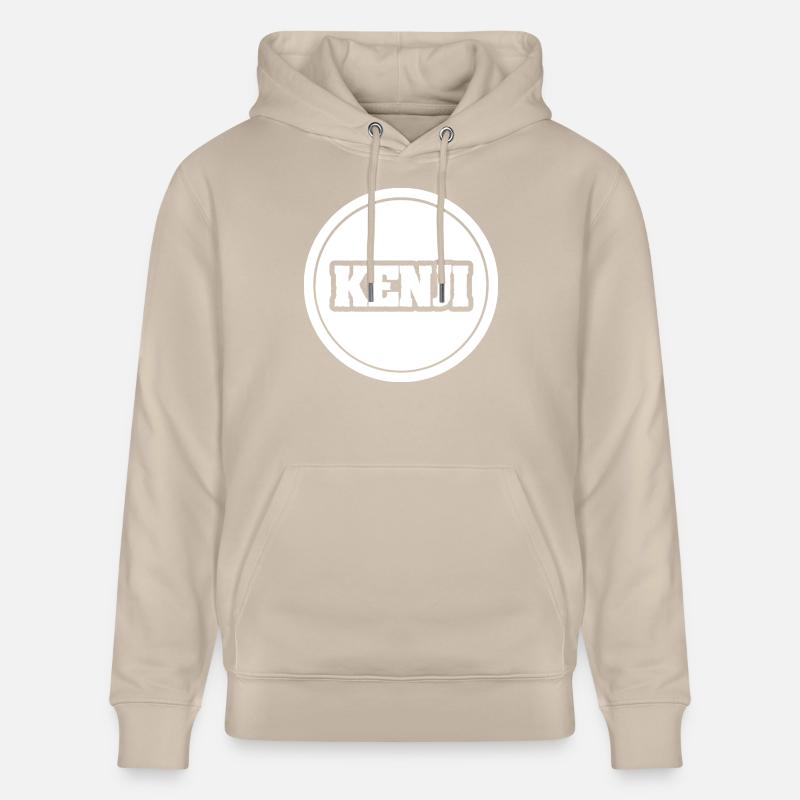 Kenji comme prénom - Sweat à capuche bio CRUISER Stanley/Stella Unisexe - beige