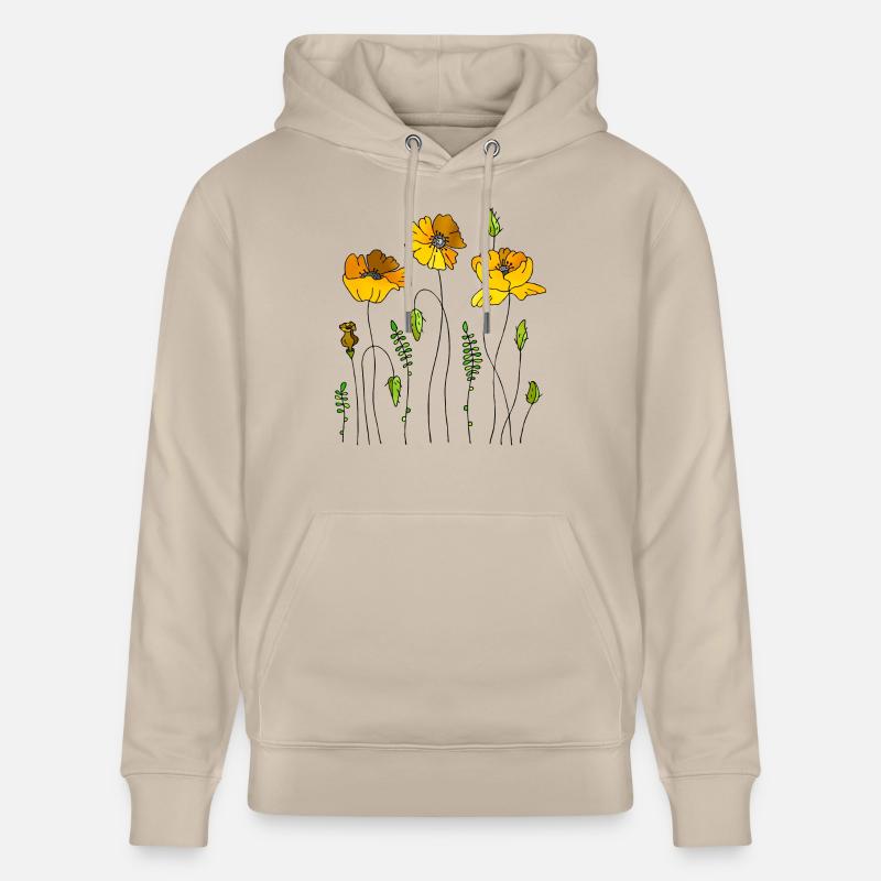 Fleur - Sweat à capuche bio CRUISER Stanley/Stella Unisexe - beige