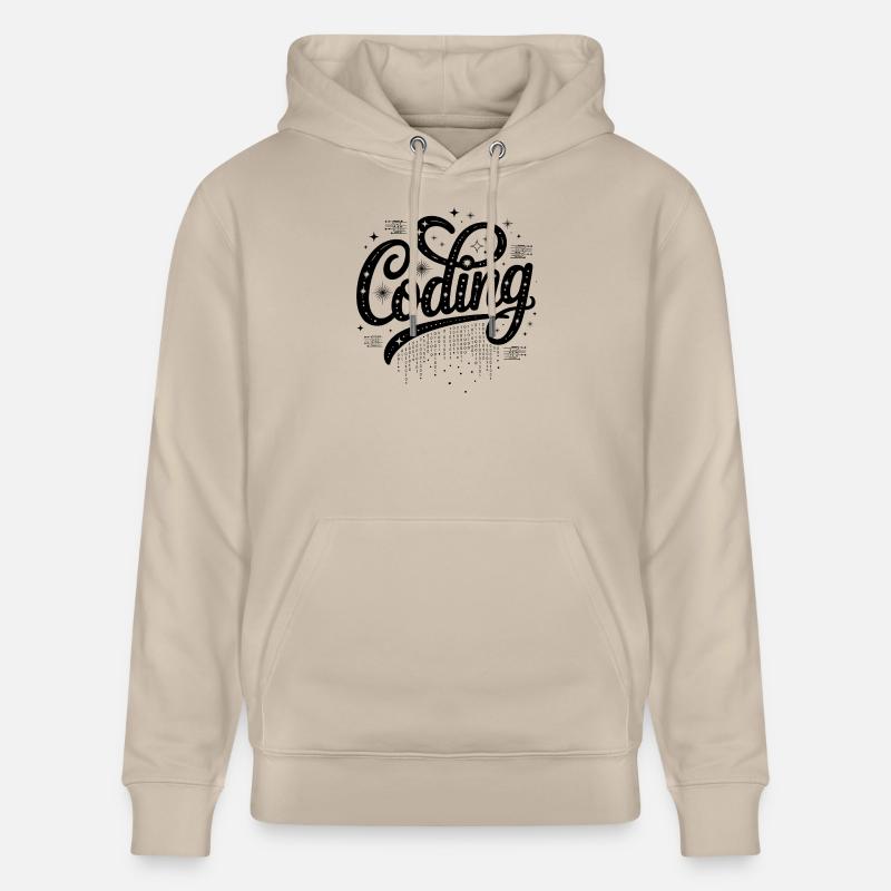 Codage - Conception technologique cool - Sweat à capuche bio CRUISER Stanley/Stella Unisexe - beige