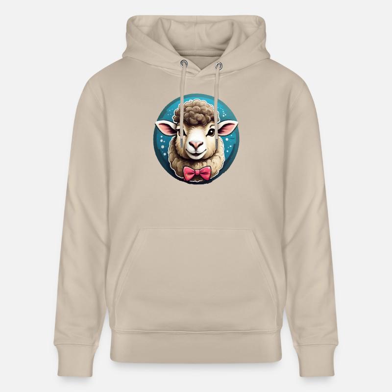 Bande dessinée de mouton drôle - Sweat à capuche bio CRUISER Stanley/Stella Unisexe - beige