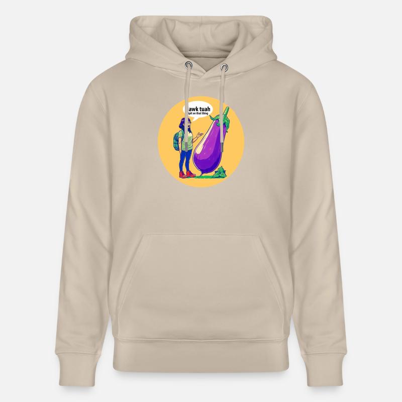 Parlez-vous aux légumes ? - Sweat à capuche bio CRUISER Stanley/Stella Unisexe - beige