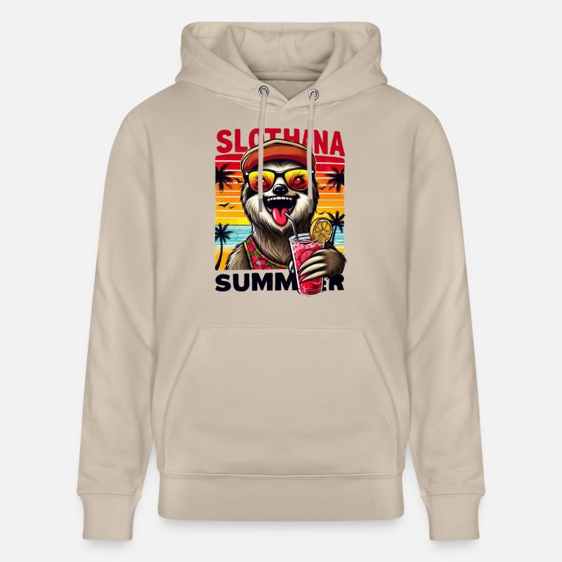 Slothana Summer - Stanley/Stella Unisex Bio-Hoodie CRUISER  - Beige