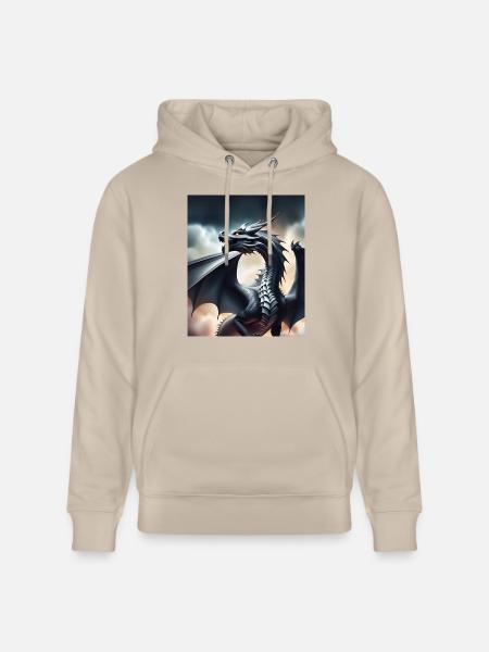 Grey dragon - Stanley/Stella CRUISER Unisex Organic Hoodie - beige