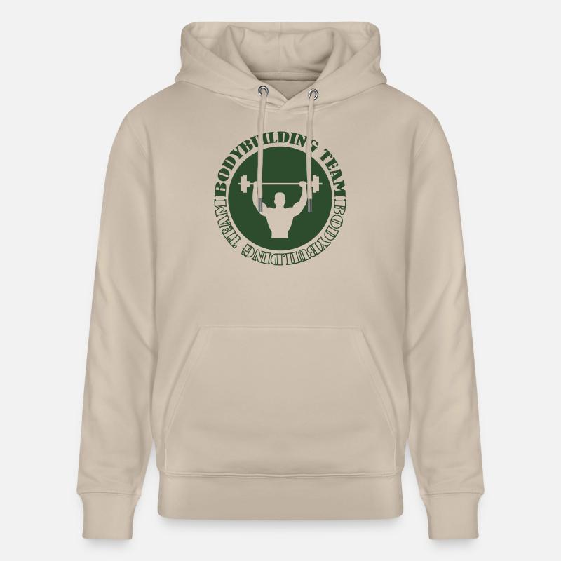 Équipe de musculation - Sweat à capuche bio CRUISER Stanley/Stella Unisexe - beige