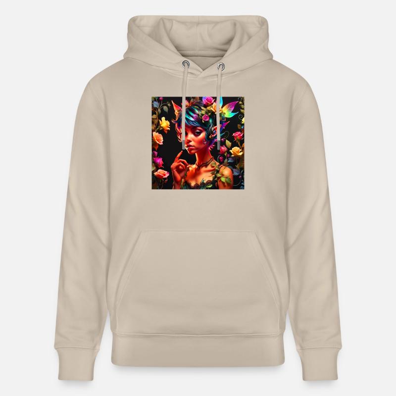 Pixie, Princesse, Fantaisie, Cadeau, - Sweat à capuche bio CRUISER Stanley/Stella Unisexe - beige