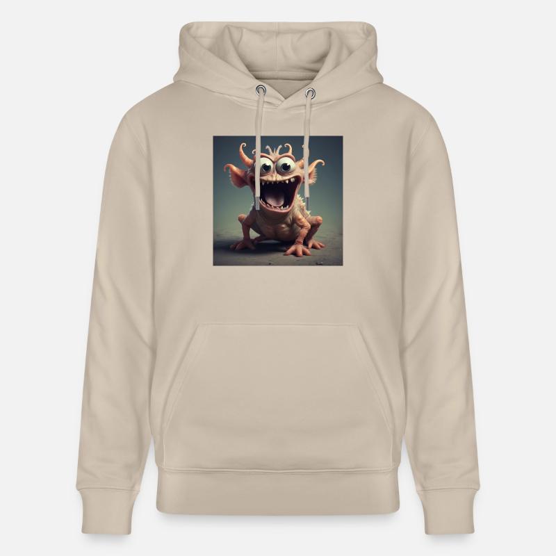 Créature joyeuse - Sweat à capuche bio CRUISER Stanley/Stella Unisexe - beige