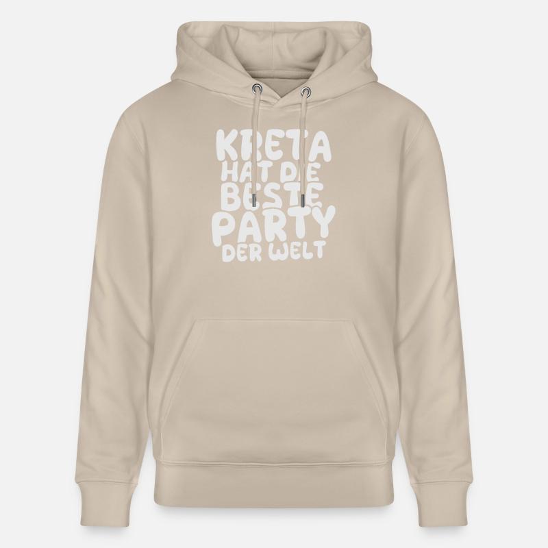 Destination de vacances Crète - Sweat à capuche bio CRUISER Stanley/Stella Unisexe - beige