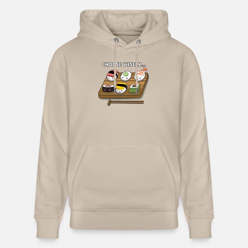 Sélection de sushi - Sweat à capuche bio CRUISER Stanley/Stella Unisexe - beige