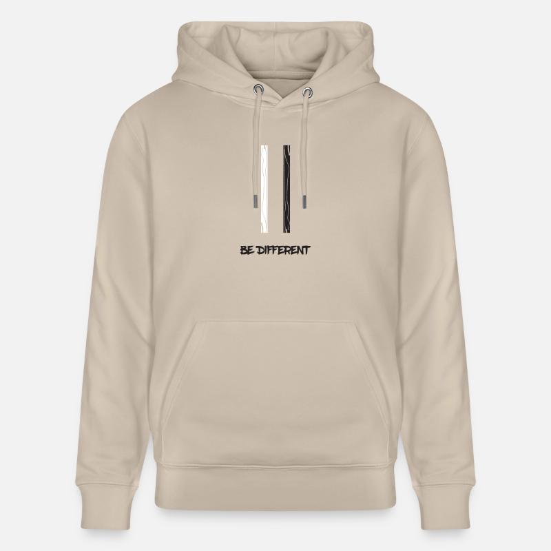Etre différent - Sweat à capuche bio CRUISER Stanley/Stella Unisexe - beige