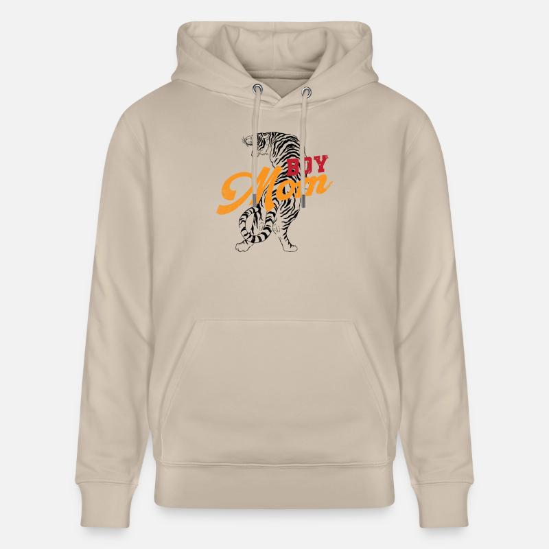 Garçon Maman Tigre - Sweat à capuche bio CRUISER Stanley/Stella Unisexe - beige
