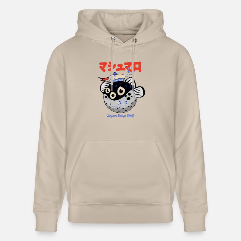 Restez bouffée - Sweat à capuche bio CRUISER Stanley/Stella Unisexe - beige