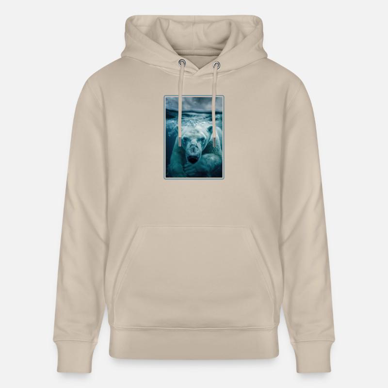 Polar Bear Eisbären Eisbär - Stanley/Stella Unisex Bio-Hoodie CRUISER  - Beige