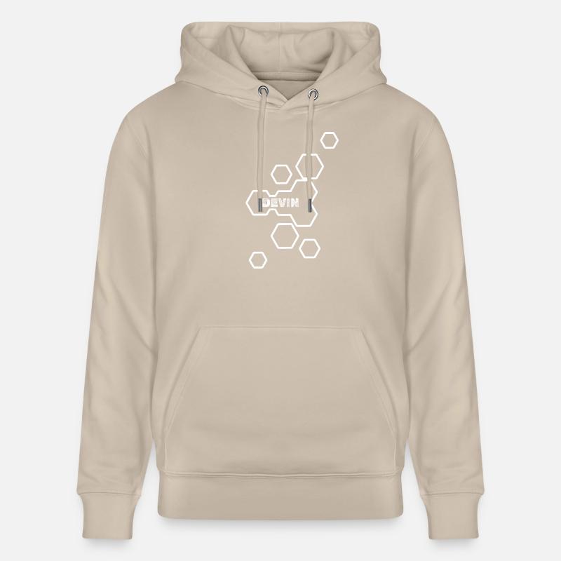 Cadeau pour Devin - Sweat à capuche bio CRUISER Stanley/Stella Unisexe - beige