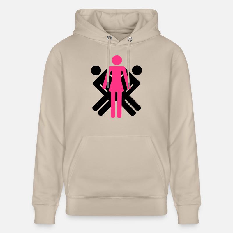 Intersection 2 +1 - Sweat à capuche bio CRUISER Stanley/Stella Unisexe - beige