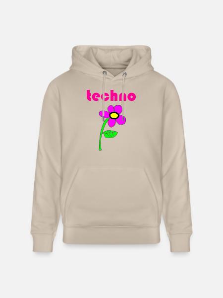 techno blume - Stanley/Stella Unisex Bio-Hoodie CRUISER  - Beige