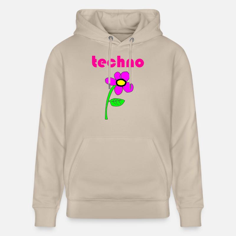 techno blume - Stanley/Stella Unisex Bio-Hoodie CRUISER  - Beige