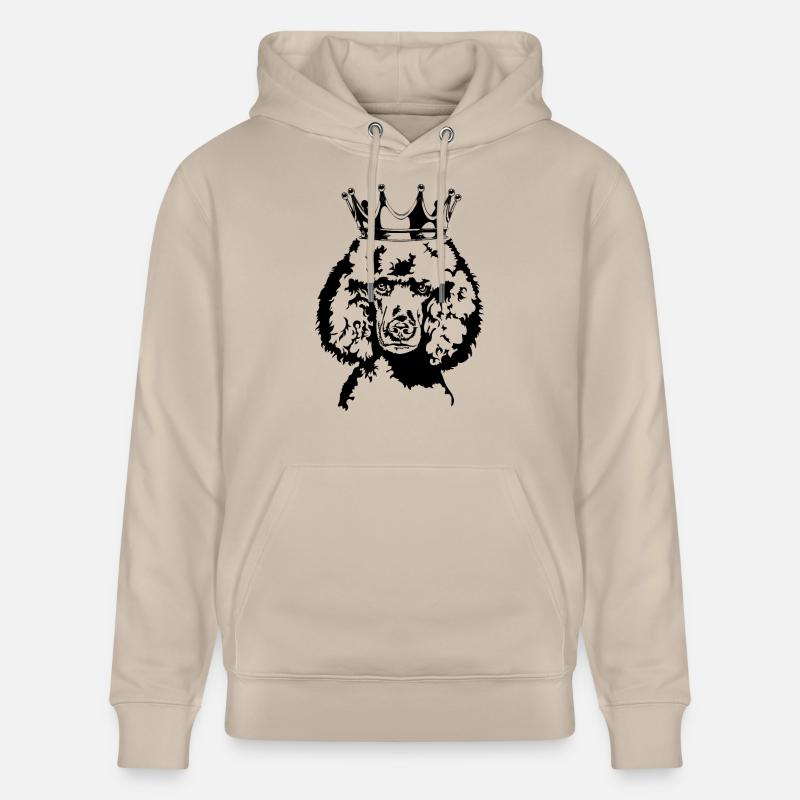 Caniche Crown Chiens Chien Wilsigns - Sweat à capuche bio CRUISER Stanley/Stella Unisexe - beige