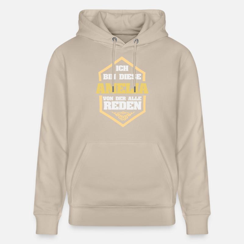 Cadeau pour Amelia - Sweat à capuche bio CRUISER Stanley/Stella Unisexe - beige
