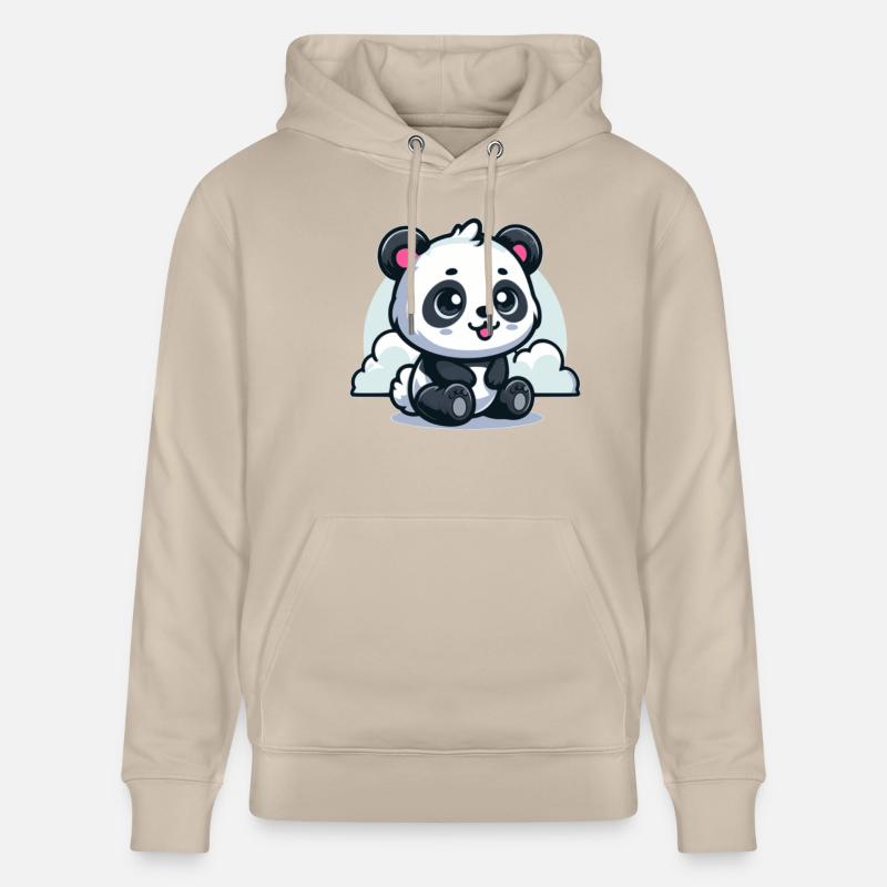 Bébé panda - Sweat à capuche bio CRUISER Stanley/Stella Unisexe - beige