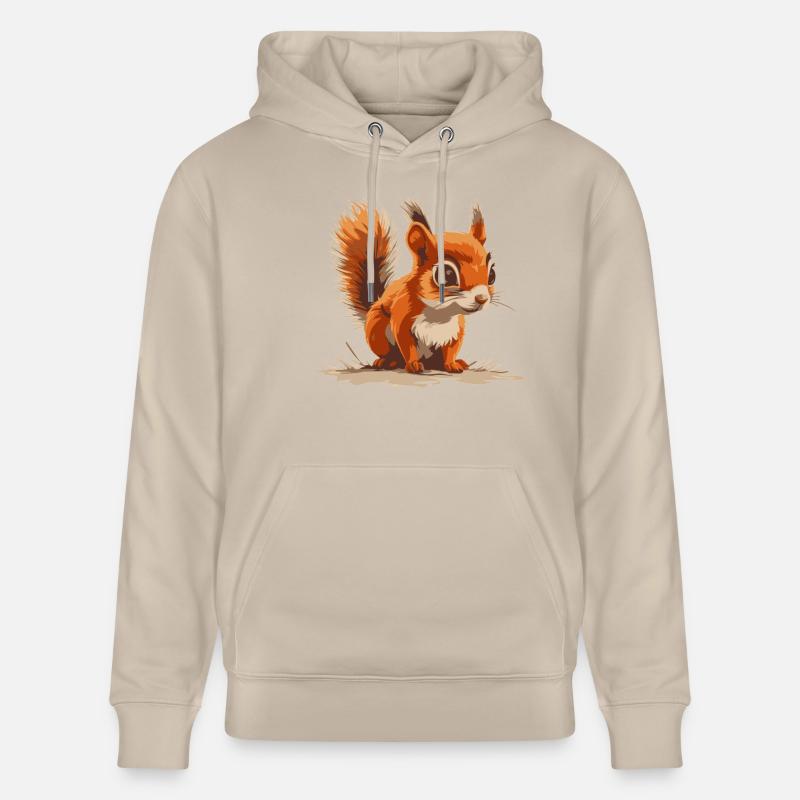 Écureuil - Sweat à capuche bio CRUISER Stanley/Stella Unisexe - beige