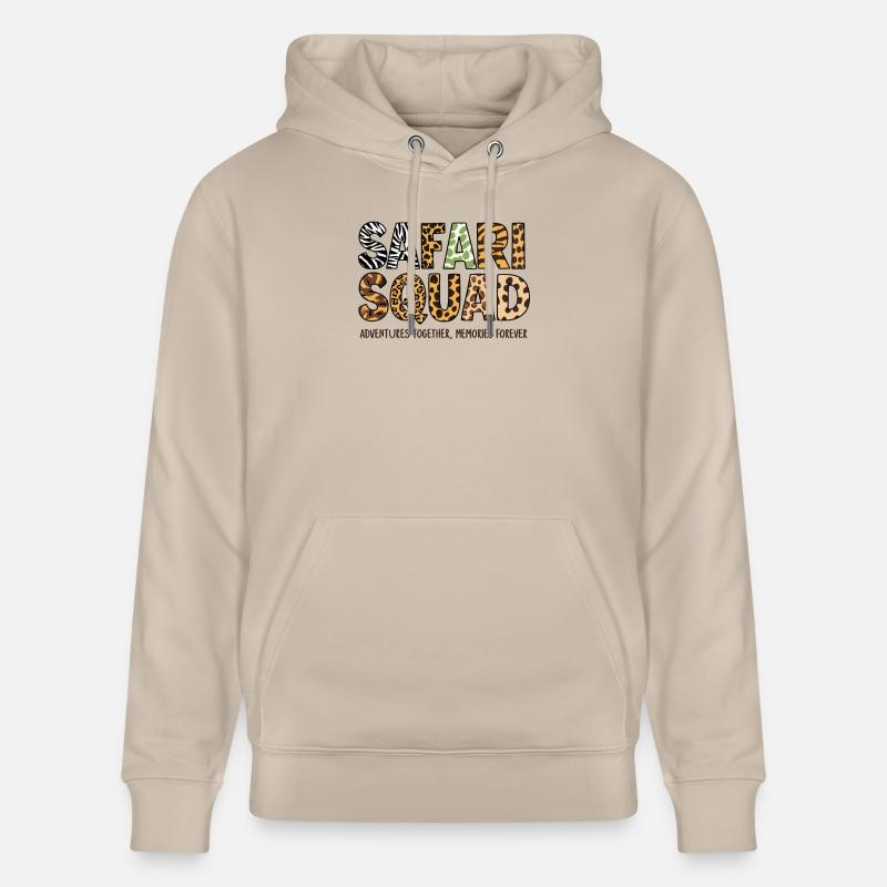 Souvenirs d’aventure Safari Squad pour - Sweat à capuche bio CRUISER Stanley/Stella Unisexe - beige