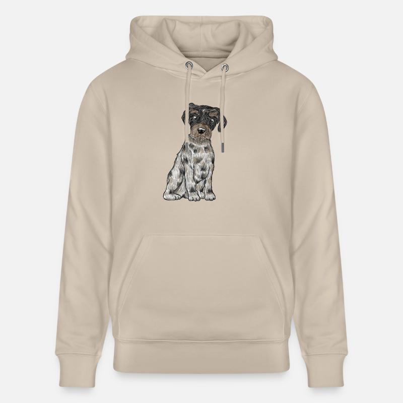 Yorkshire Biewer Terrier - Sweat à capuche bio CRUISER Stanley/Stella Unisexe - beige