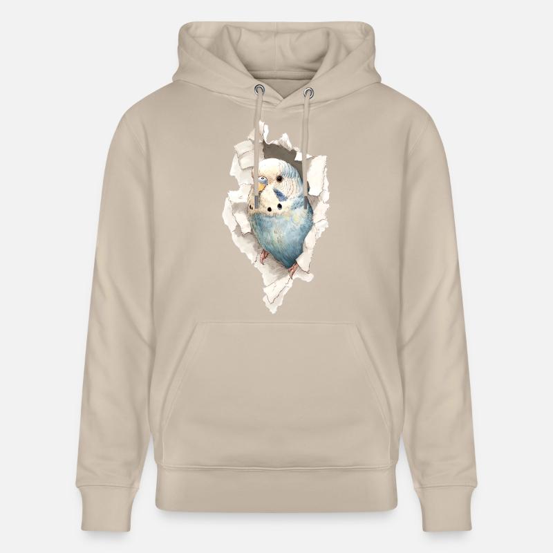 Perruche ondulée - Sweat à capuche bio CRUISER Stanley/Stella Unisexe - beige