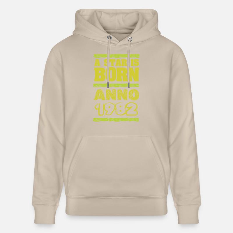 1982 - Sweat à capuche bio CRUISER Stanley/Stella Unisexe - beige