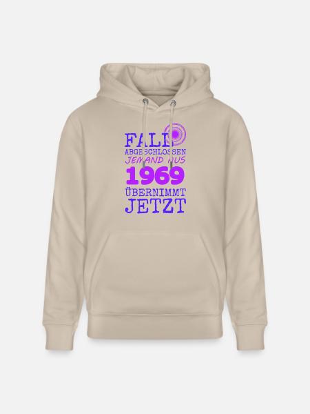 1969 1969 - Stanley/Stella Unisex Bio-Hoodie CRUISER  - Beige