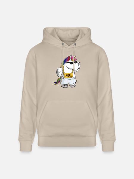 Unique Comic Einhorn - Stanley/Stella Unisex Bio-Hoodie CRUISER - Beige