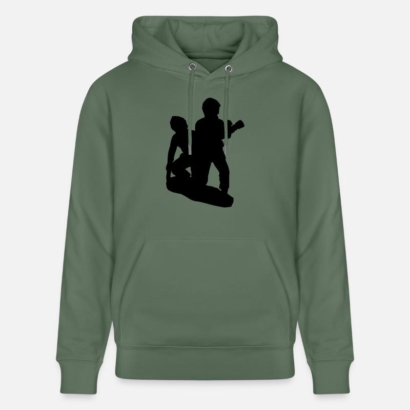 Pompier Equipe d'attaque BAT - Sweat à capuche bio CRUISER Stanley/Stella Unisexe - vert sapin