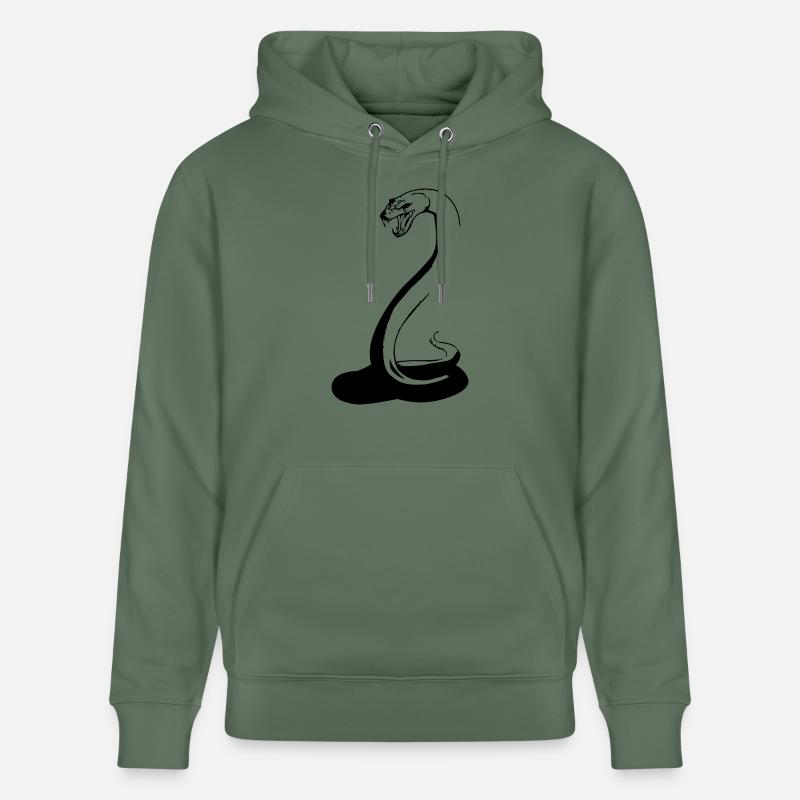 serpent - Sweat à capuche bio CRUISER Stanley/Stella Unisexe - vert sapin