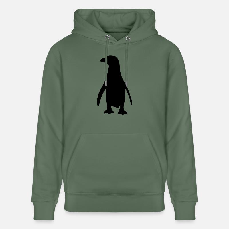 Pinguin - Stanley/Stella Unisex Bio-Hoodie CRUISER  - Tanngrün