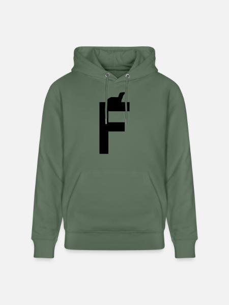 F furet/fouine - Sweat à capuche bio CRUISER Stanley/Stella Unisexe - vert sapin