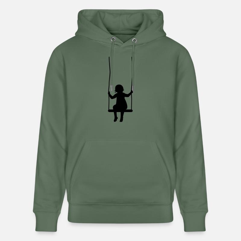 schaukel_01 - Sweat à capuche bio CRUISER Stanley/Stella Unisexe - vert sapin
