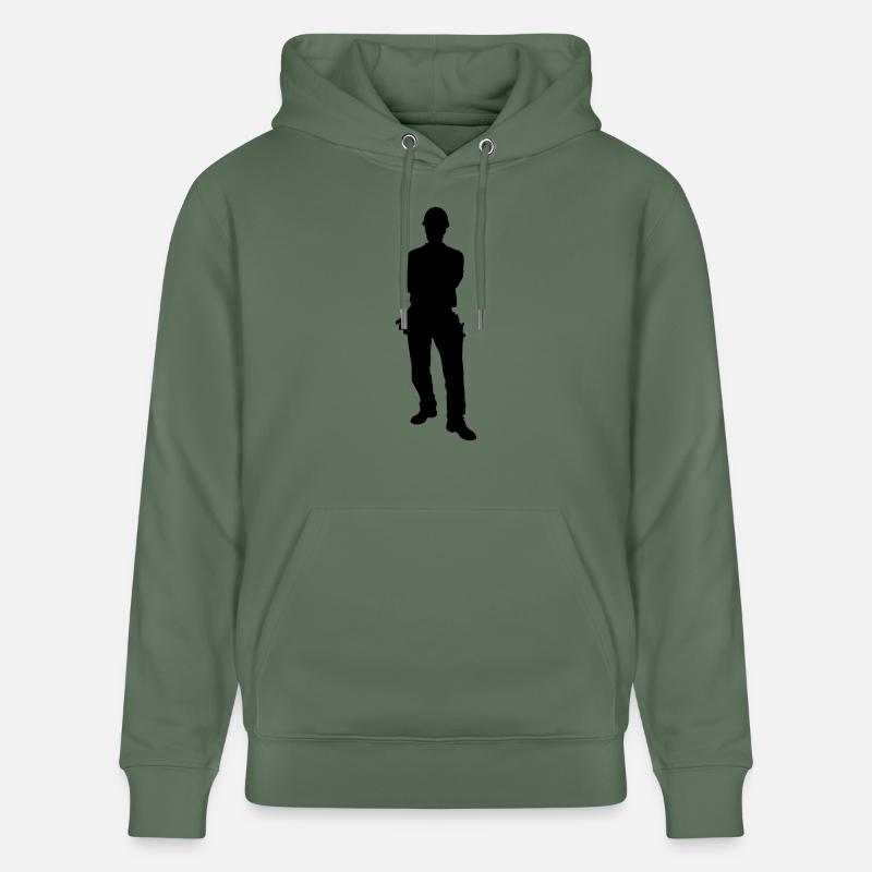 carpenter profession - Sweat à capuche bio CRUISER Stanley/Stella Unisexe - vert sapin