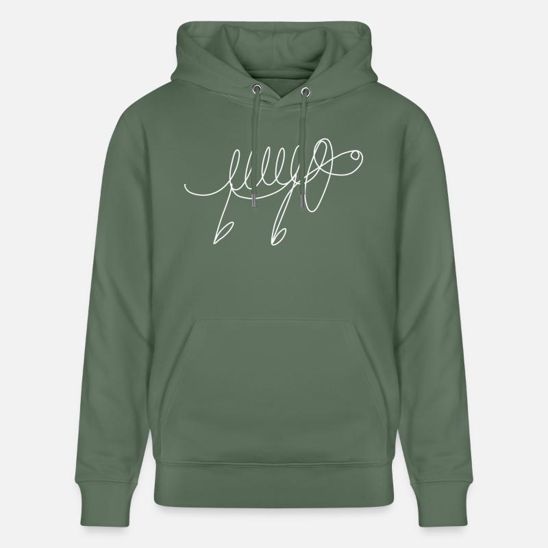 Teckel abstrait Lineart - Sweat à capuche bio CRUISER Stanley/Stella Unisexe - vert sapin